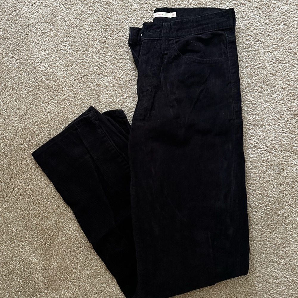 Levi women’s corduroy black pants